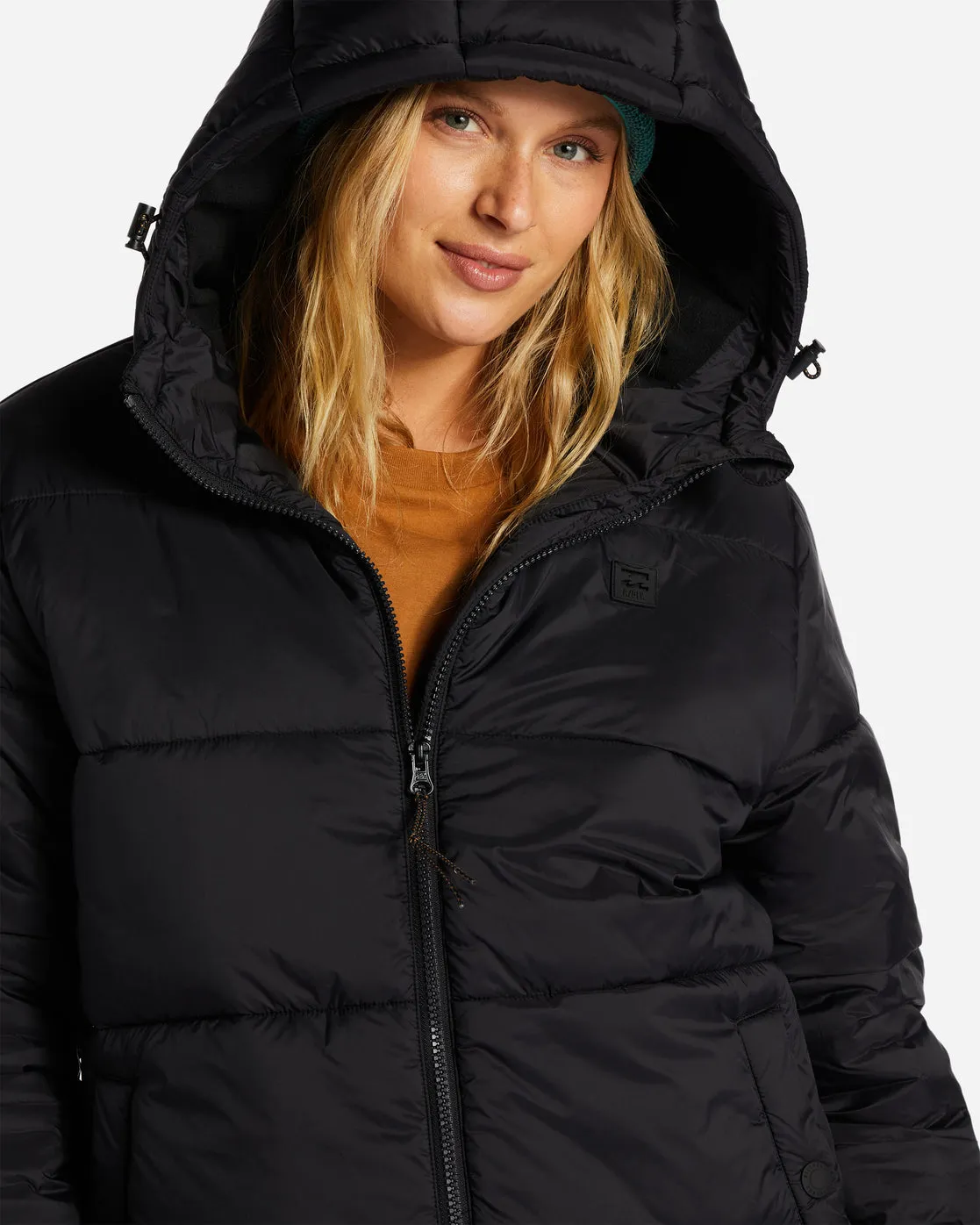 Transport Puffer Jacket - Black