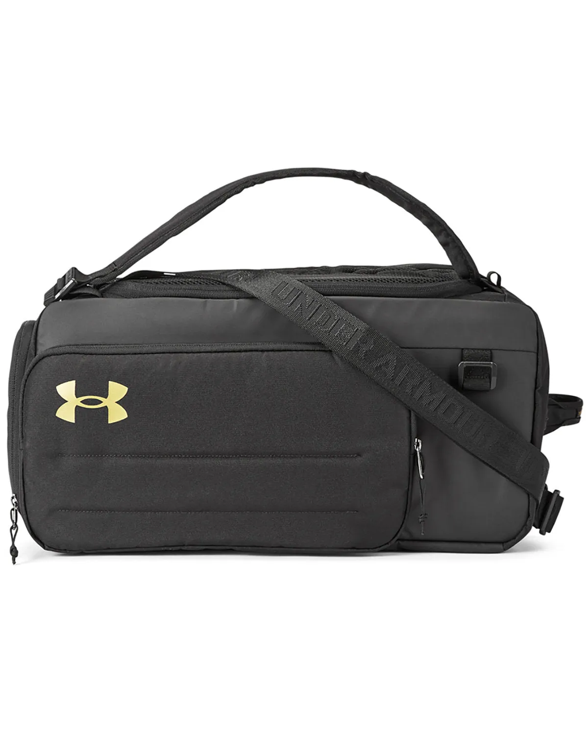 Under Armour Contain Small Convertible Duffel Custom Backpacks, Black