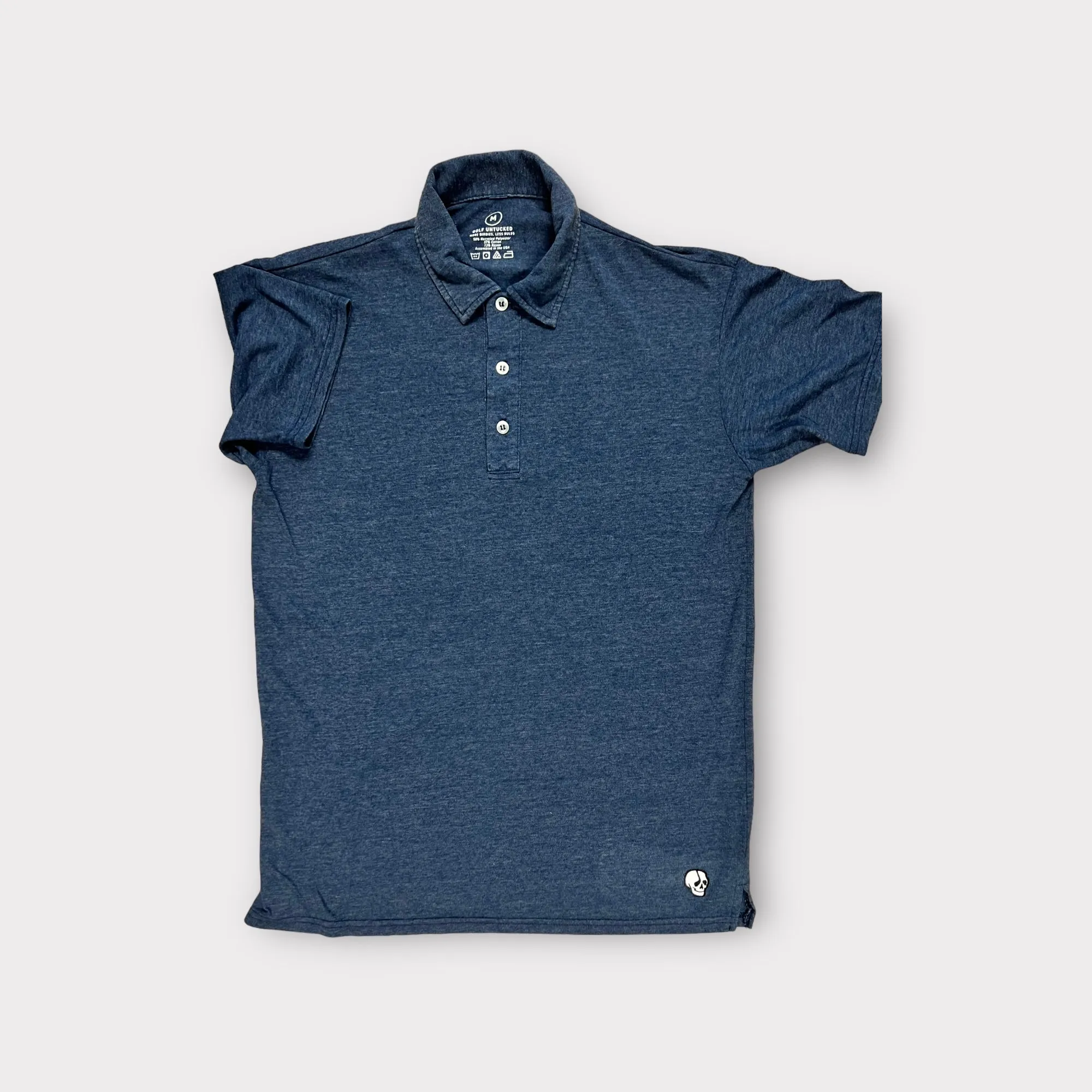 Vintage Comfort Polo- Navy