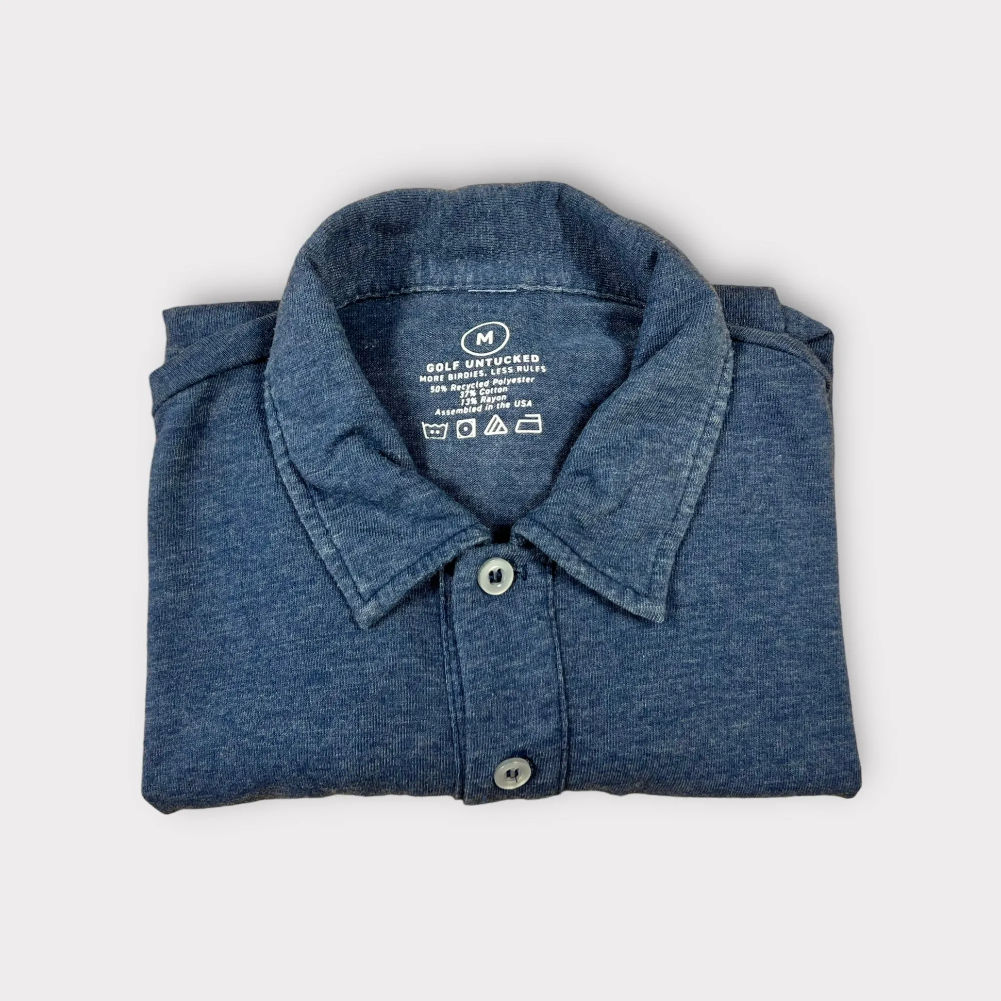 Vintage Comfort Polo- Navy