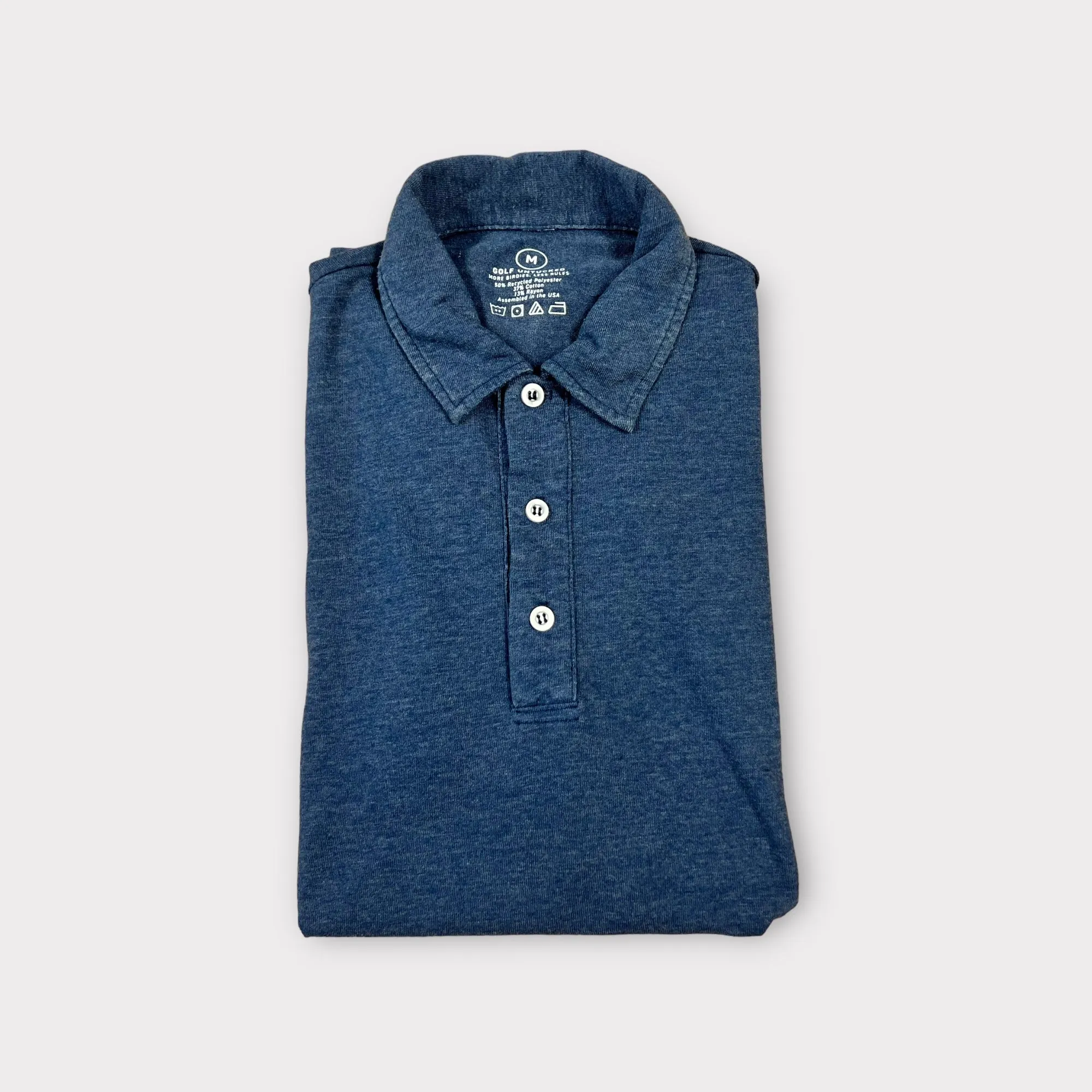 Vintage Comfort Polo- Navy