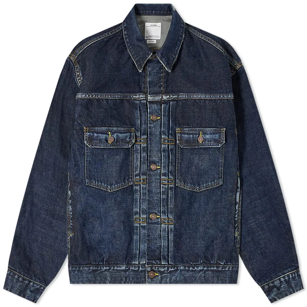 Visvim Social Sculpture 101 Damaged 1007 JacketBlue