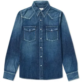 Visvim Social Sculpture Damaged ShirtIndigo