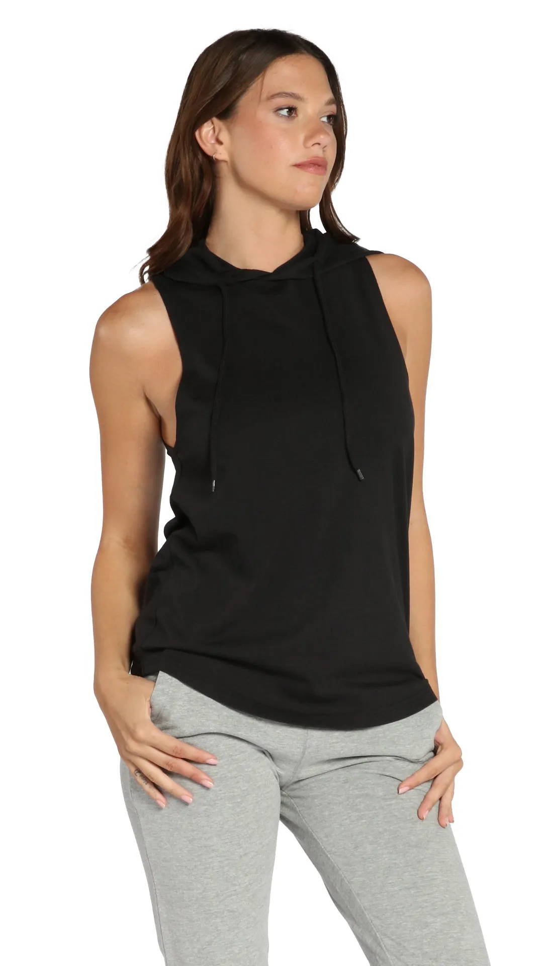 Women's Sleeveless Hoodie