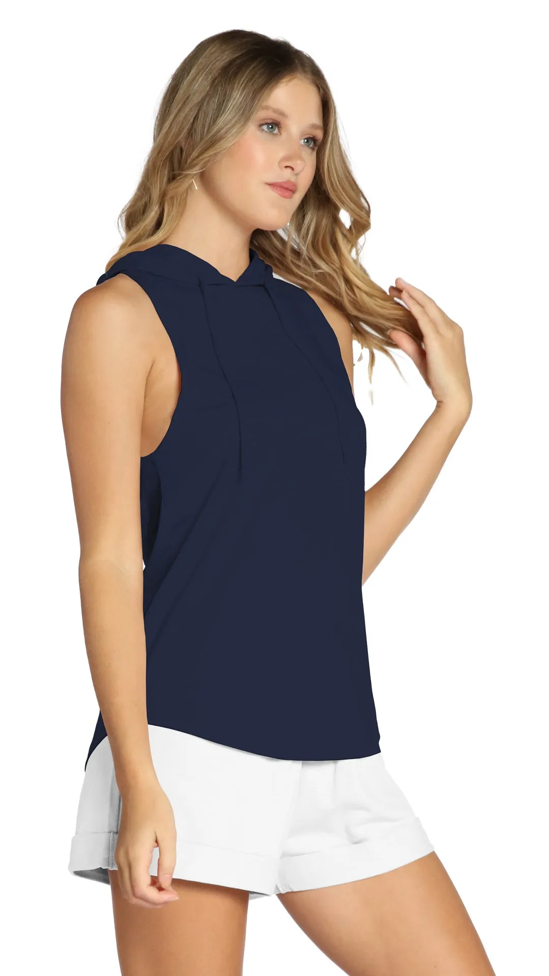 Women's Sleeveless Hoodie